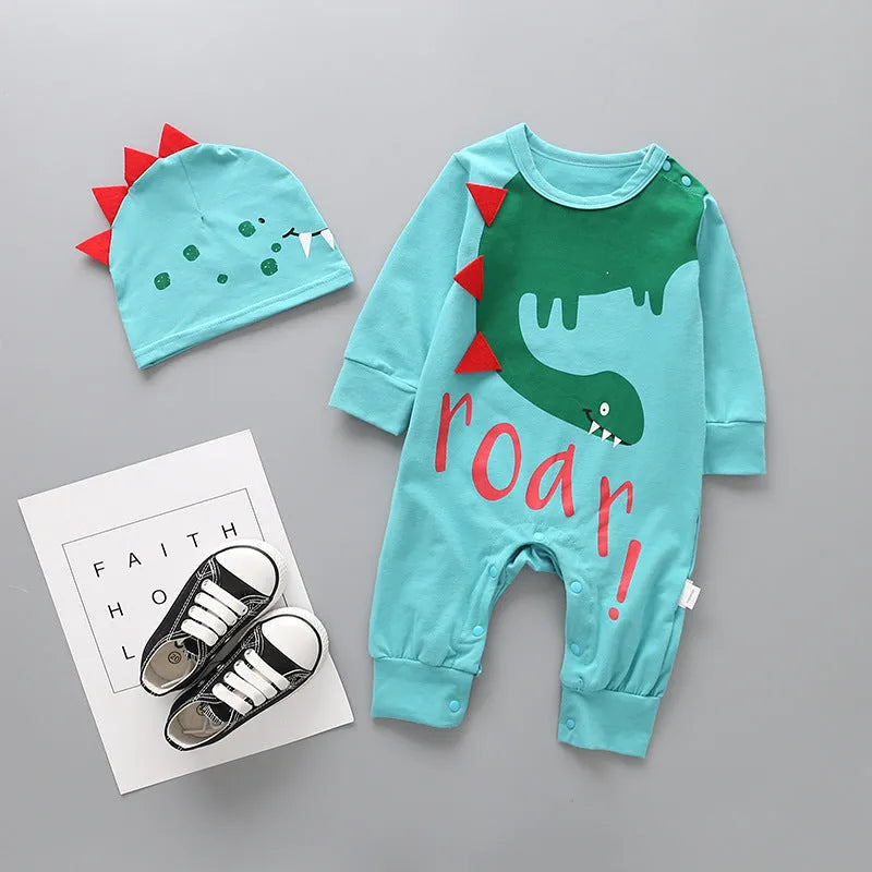 Neutral white baby onesie made from 95% cotton with long sleeves and detachable hood