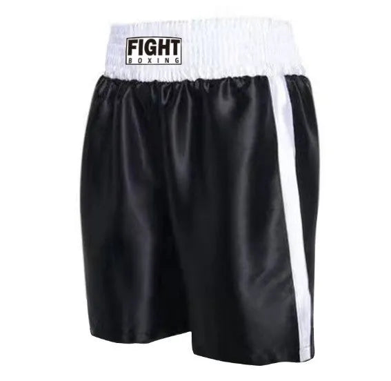 Boxing shorts for kickboxing training in multiple colour combinations with size options from XS to XXXL