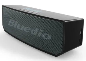 Black BS-6 Bluetooth smart speaker with 52mm driver and micro-USB charging port
