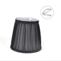 Purple Wheat fabric lampshade for crystal wall lamp in dark blue, white, and black colours