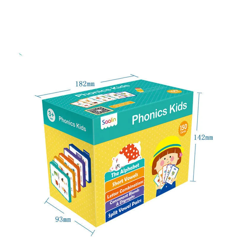 High-frequency word card set with 220 game cards and 5 workbooks for early childhood education