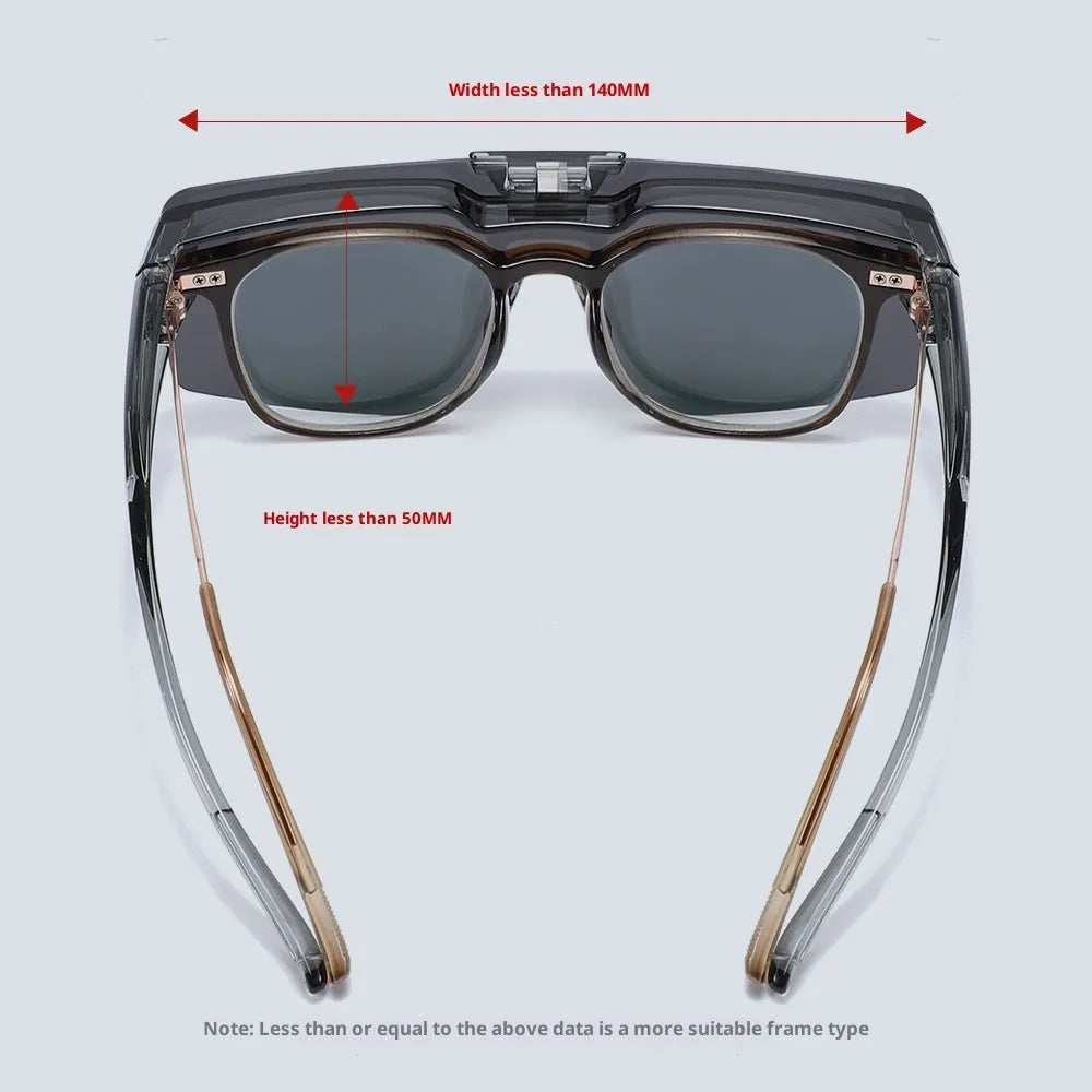 UV protection clamshell sunglasses with TAC lens and TR90 frame in sand green frame with gray lens