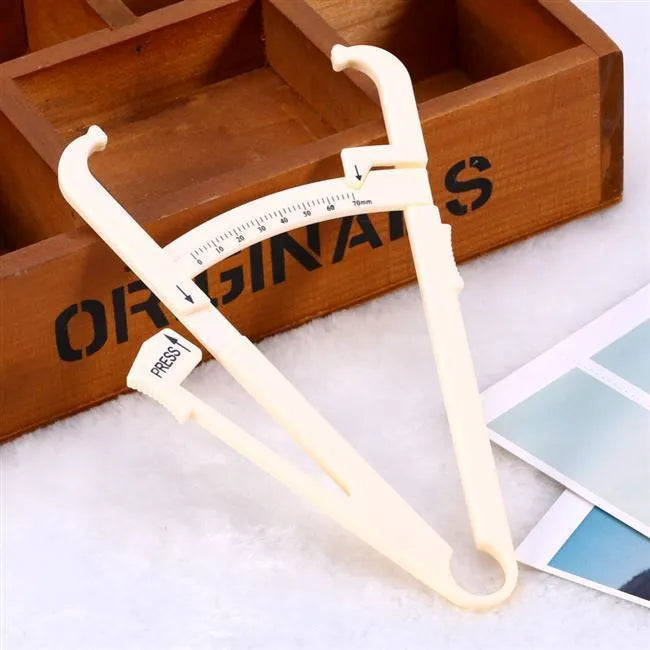 Acrylic body fat caliper for skinfold measurement with 0.001mm accuracy and 200mm range