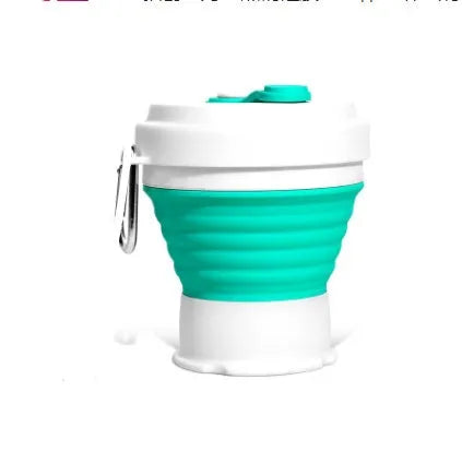Blue quick refrigeration pinch cup with pinch activation for instant drink cooling