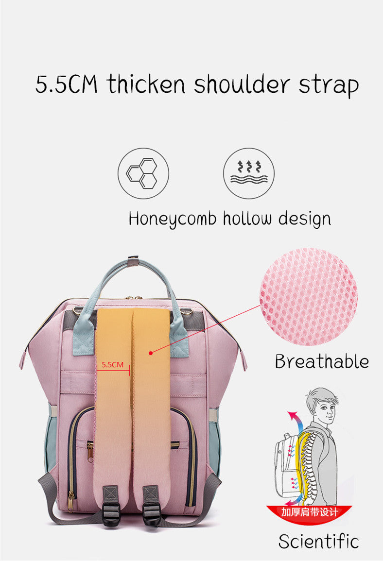 Smart Baby Nappy Changing Bag Set - Large Capacity Maternity Rucksack & Mother Travel Backpack