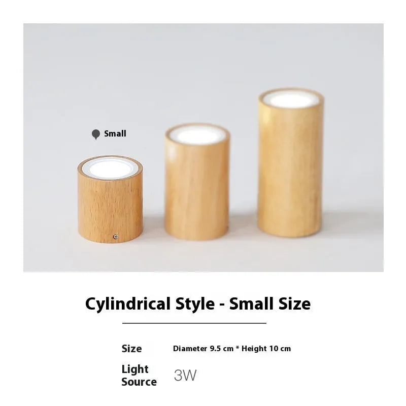 Solid wood surface mounted downlight in modern simple design for corridor and entrance lighting