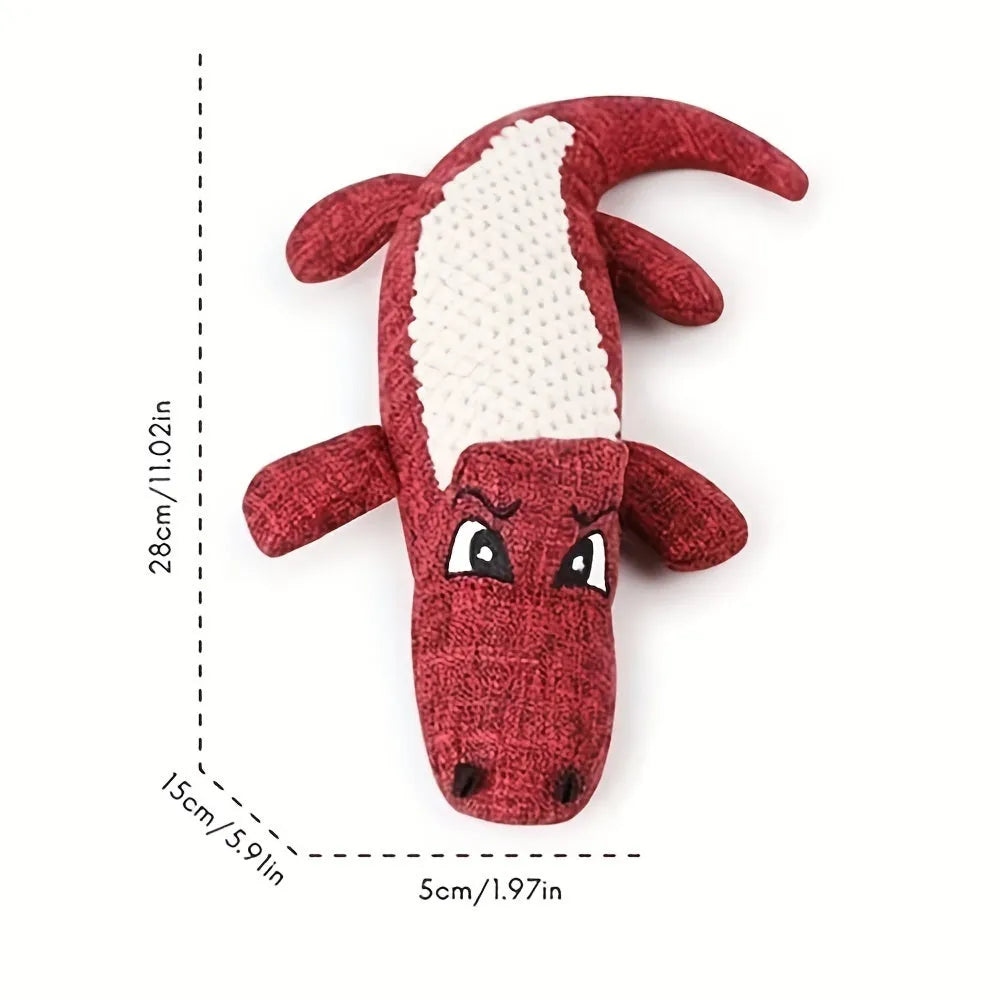 Corn grid pattern pet plush toy in three colours with biting sound effects for cats and dogs