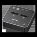 MAIWO K3016 M.2 solid state drive dock with data cables and power adapter for SATA and NVMe SSD copying