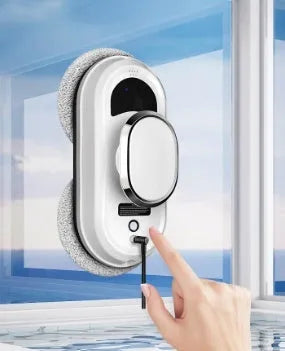 W11 white full-automatic high altitude cleaning machine with remote control and accessories