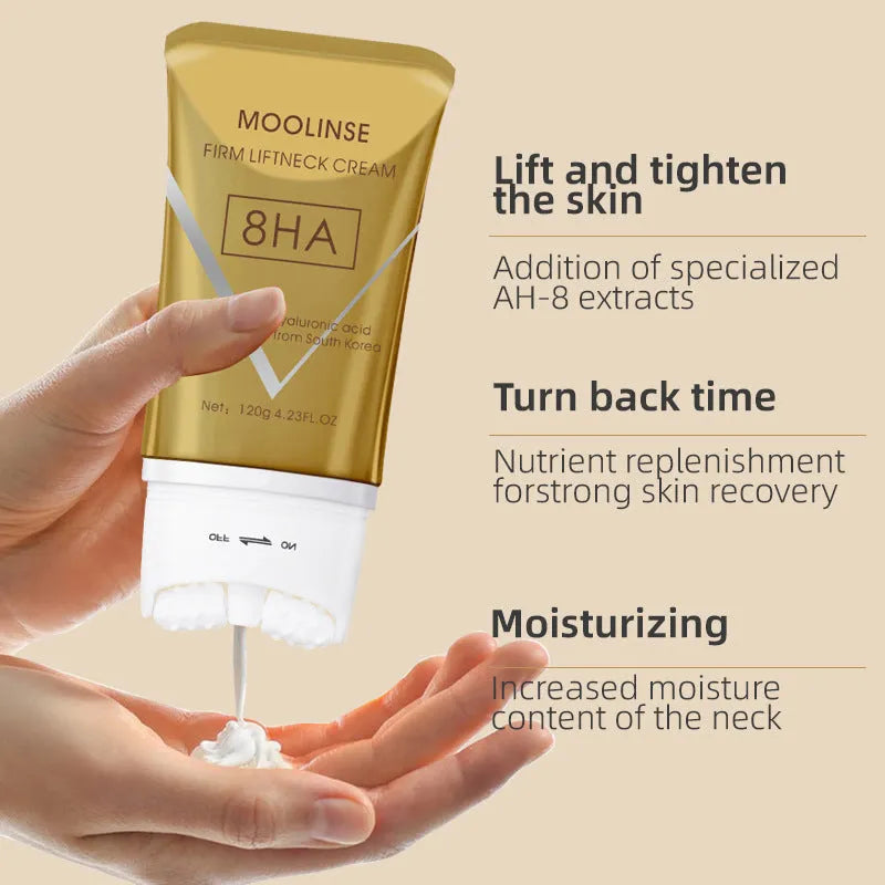 120ml tube of neck roller cream for lifting and firming massage on neck and body