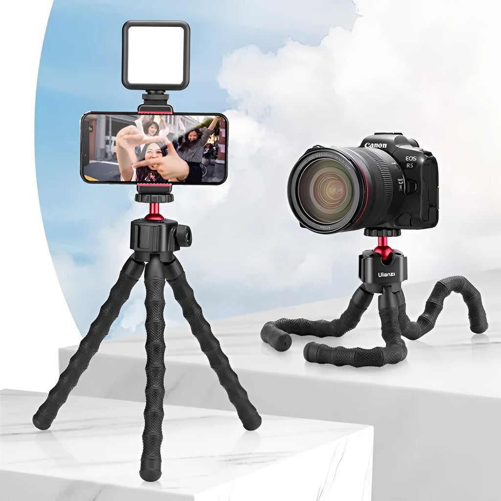 Multifunctional photography vlogging kit with a tripod in 2985 set colour for content creation.
