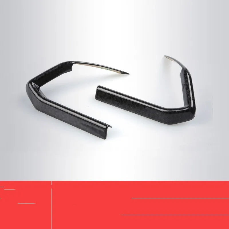 ABS steering wheel frame carbon fibre interior decoration kit for car dashboard with adhesive backing