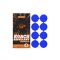 Eight cockroach bait formula stickers and eight glue traps for indoor household pest control