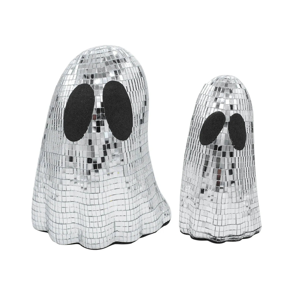 Silver Halloween ghost mosaic mirror patch desktop decoration on glass
