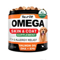 Bottle of 120 count fish oil chewable soft gel capsules, a dietary supplement.