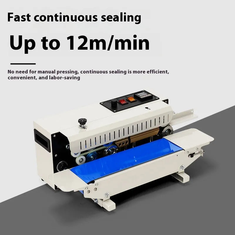 Mini L1 steel seal sealing machine with date printing function on tabletop
