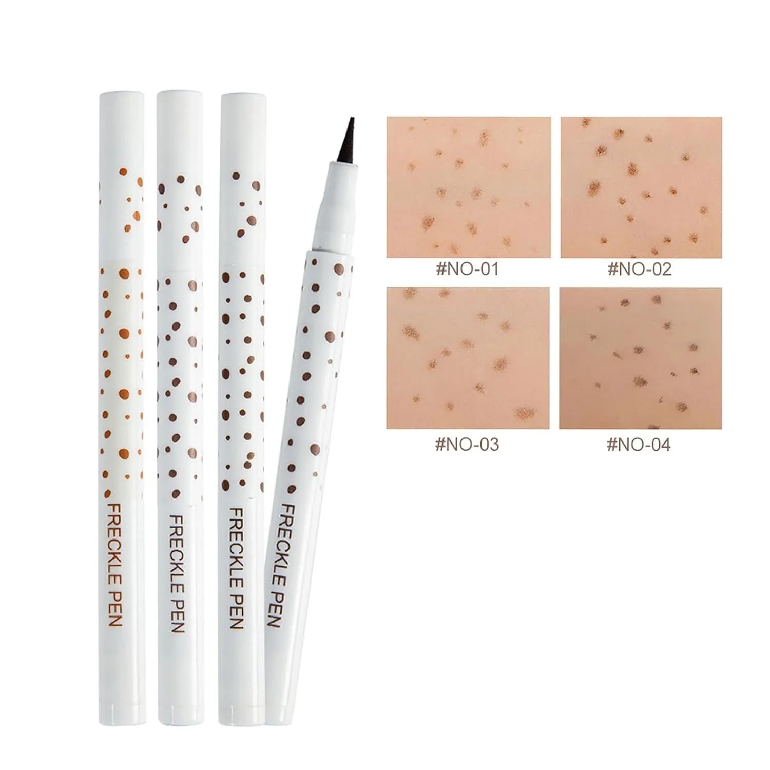 Dark brown waterproof freckle pen cosmetic marker for natural-looking face application