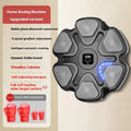 Smart music boxing machine wall target with electronic display and gloves for reaction training