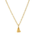 Ghost pendant necklace with electroplated titanium steel pendant and stainless steel chain options