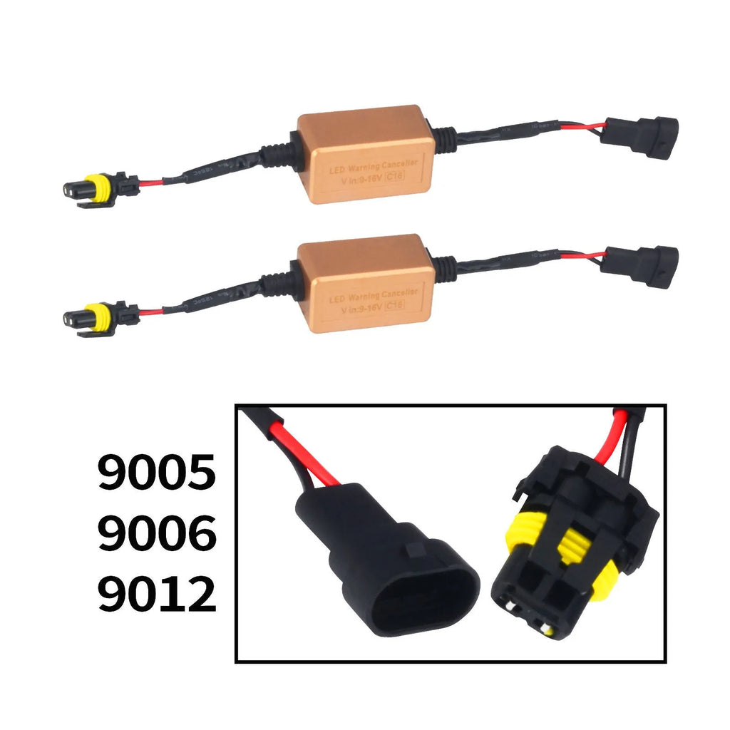 Black alloy H4 H7 H11 LED car headlight Canbus decoder for error code elimination