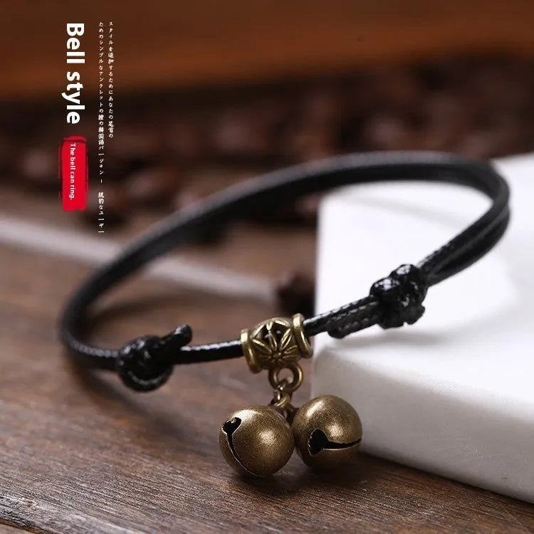 Adjustable nylon dog halter collar with brass bell or buckle in black, red, or coffee colour