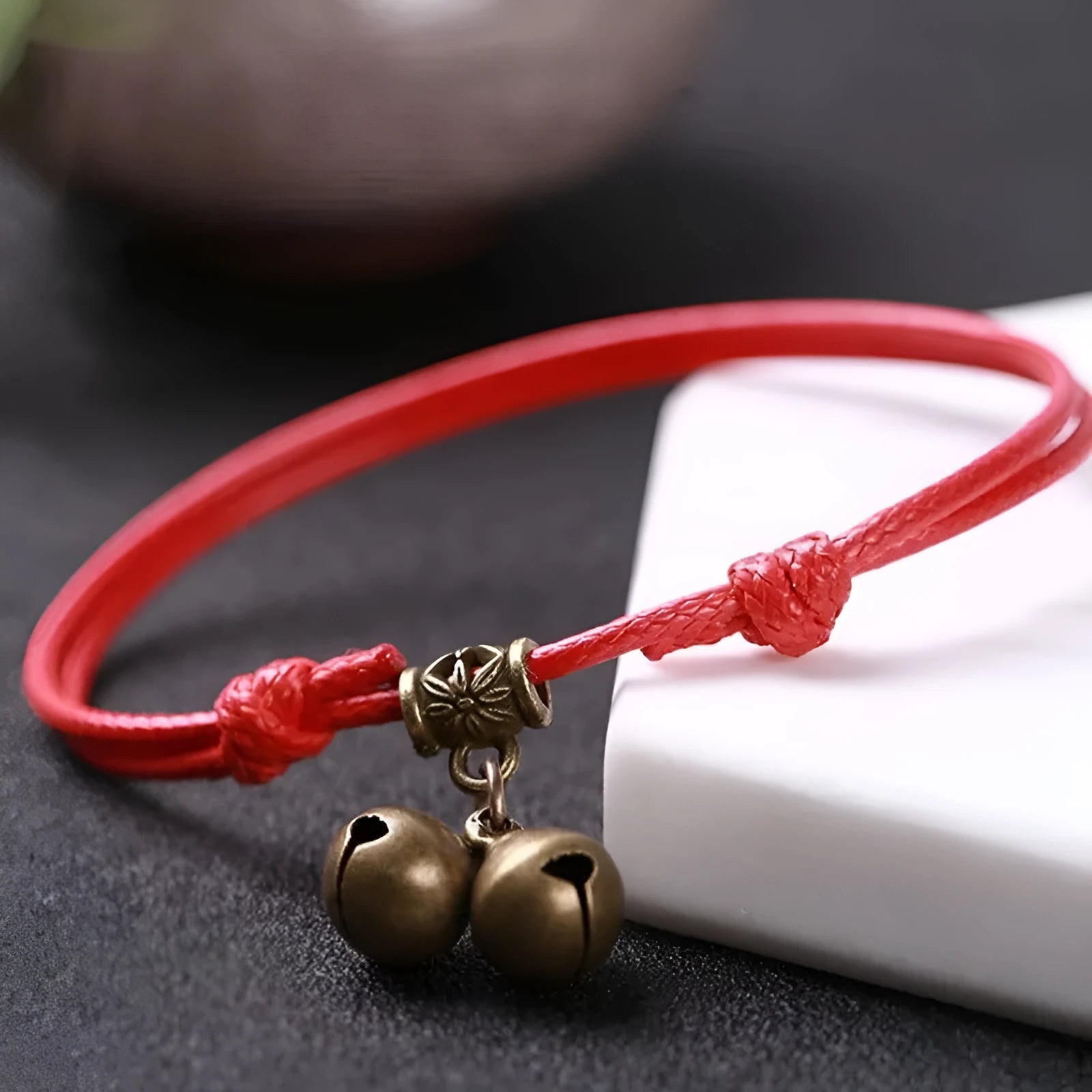 Adjustable nylon dog halter collar with brass bell or buckle in black, red, or coffee colour