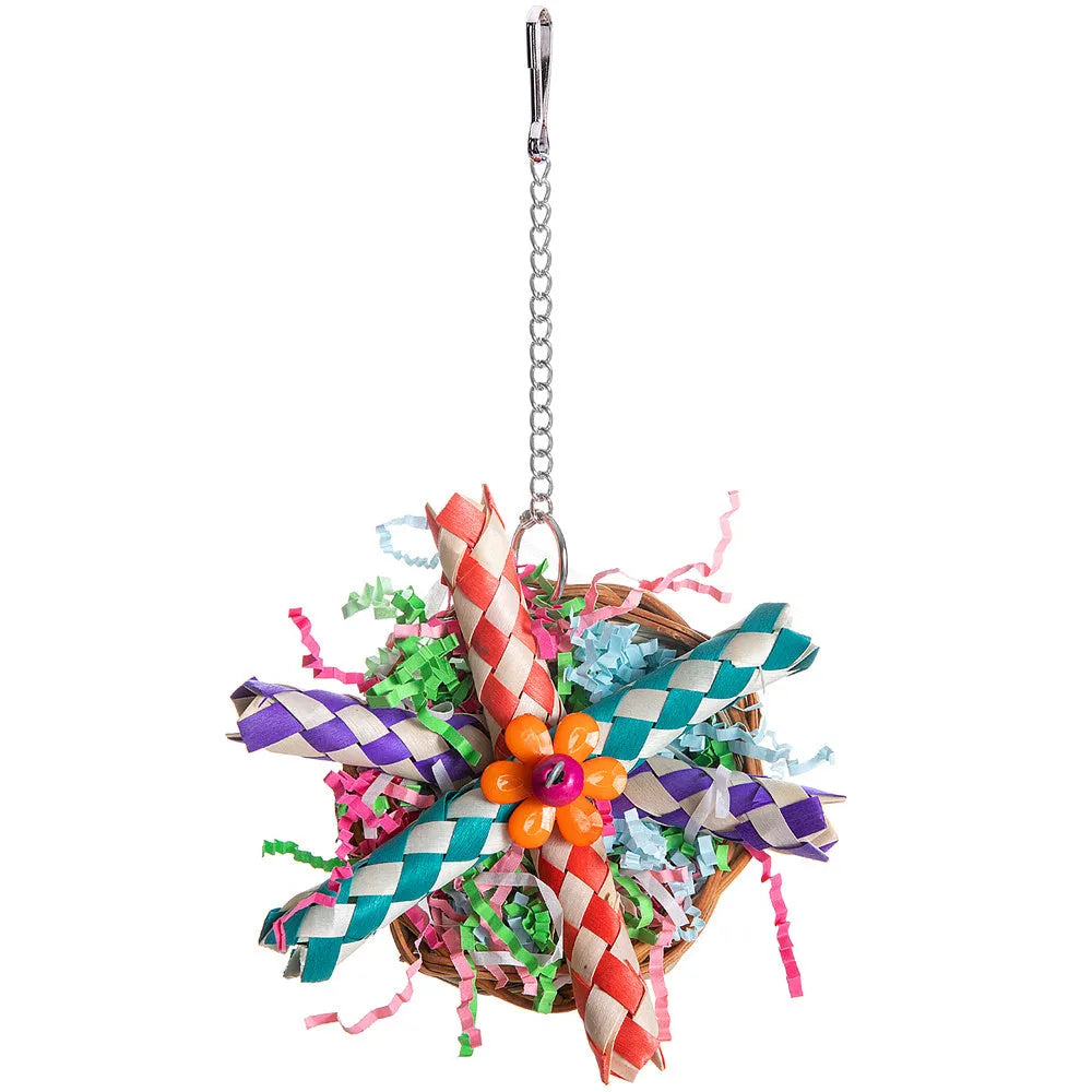 Parrot gnawing molar toy supplies three-set bundle for large birds including African Greys