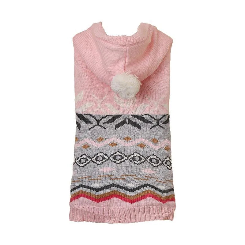 Green diamond pattern knit sweater on a small dog, showing classic design and soft acrylic fabric.