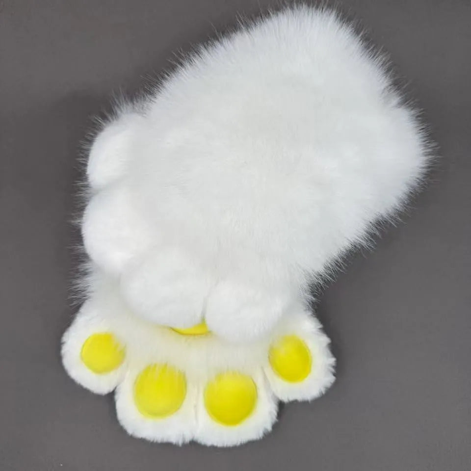 Colourful nylon animal claw cosplay gloves in free size with multiple colour options