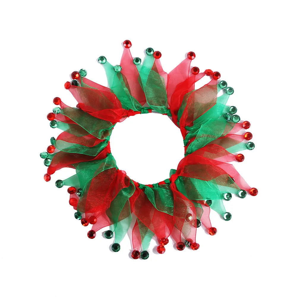 Tie-dye cloth pet dog collar in seasonal colours including Halloween and Christmas styles