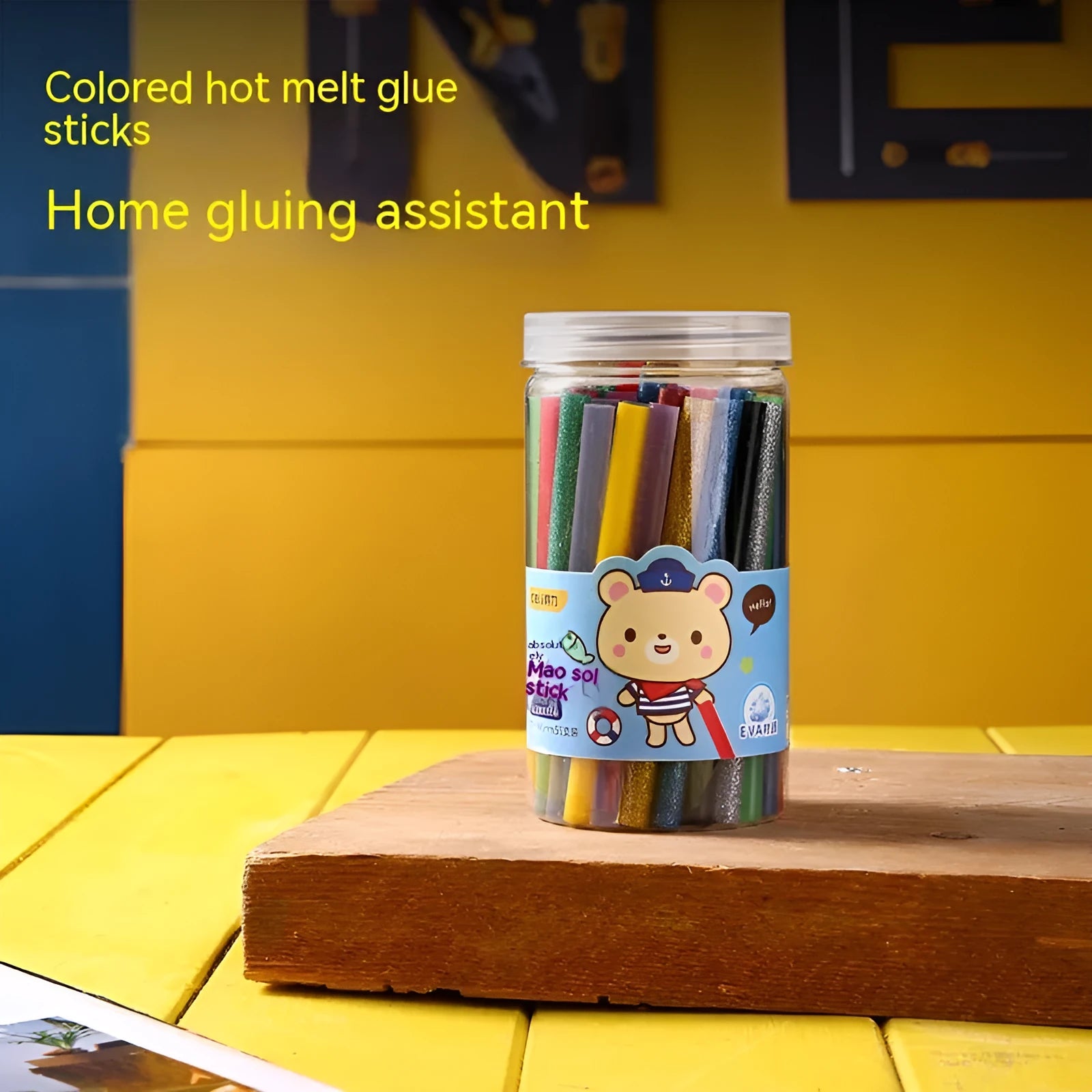 55 transparent hot melt glue sticks 7.0mm diameter for DIY glue guns