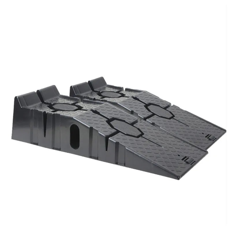 Heavy-duty industrial polypropylene car maintenance ramp 900x330x225mm