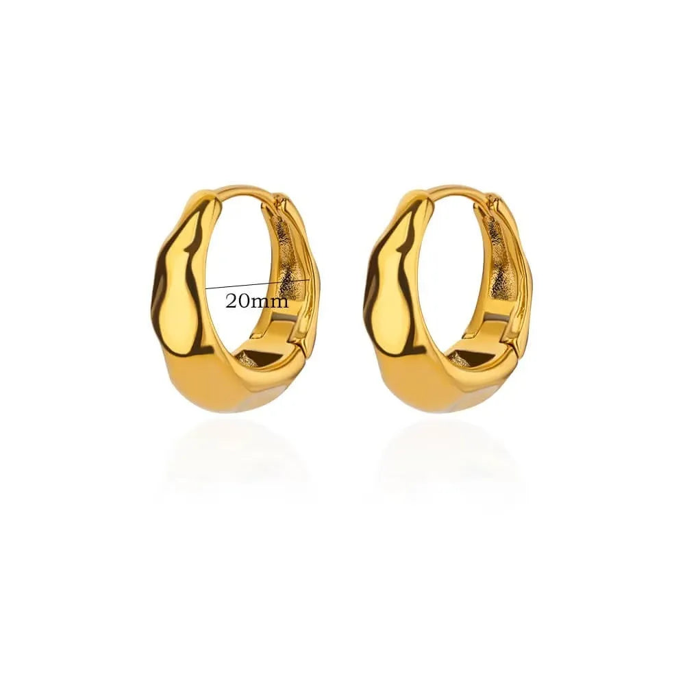 Women's geometric butterfly earrings with heart, bow and star shapes in copper with diamond finish