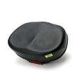 Plus-size thickened bicycle saddle with shock absorber in red, grey or light brown colours