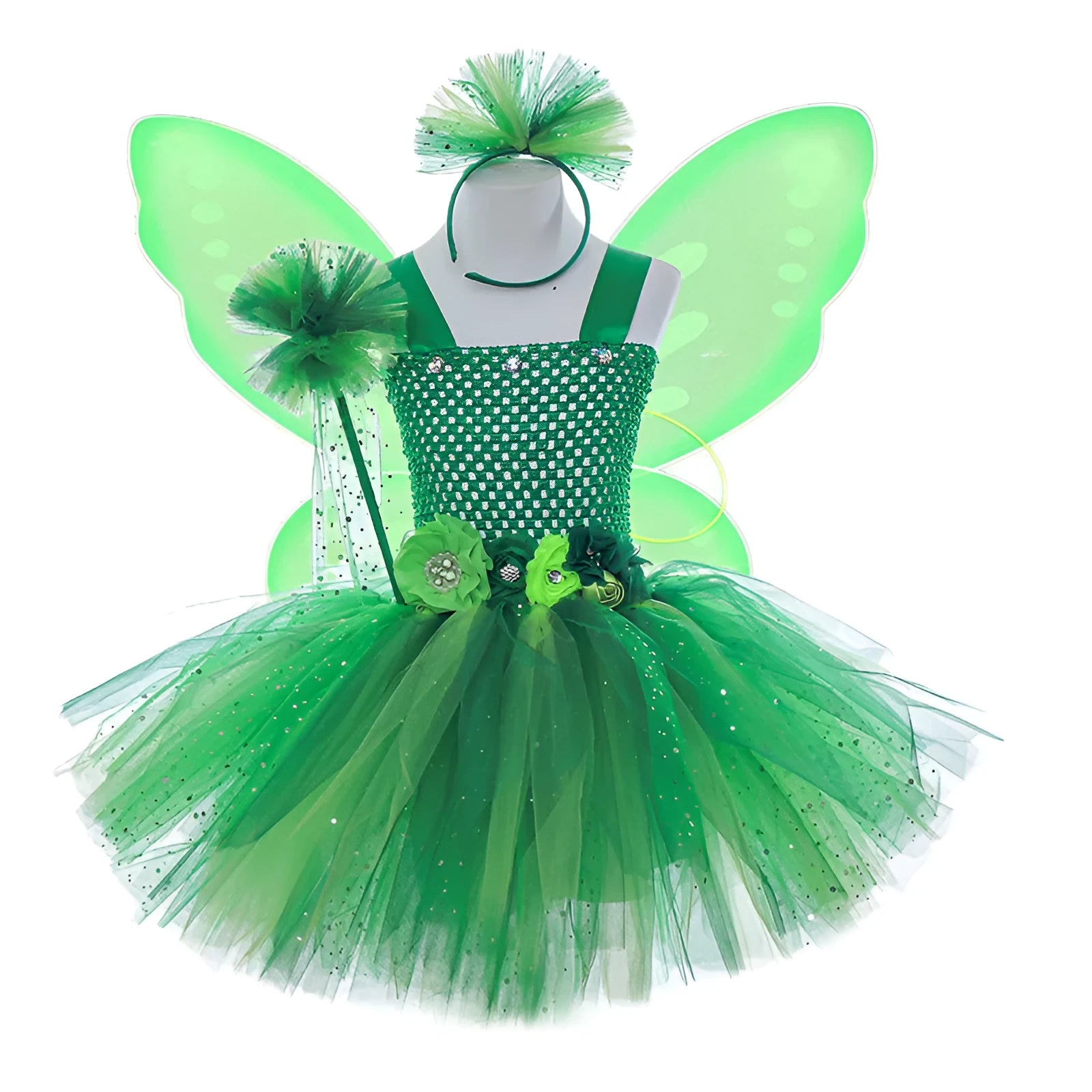 Cute sequined Western elf princess Christmas performance dress with pleated skirt in multiple sizes