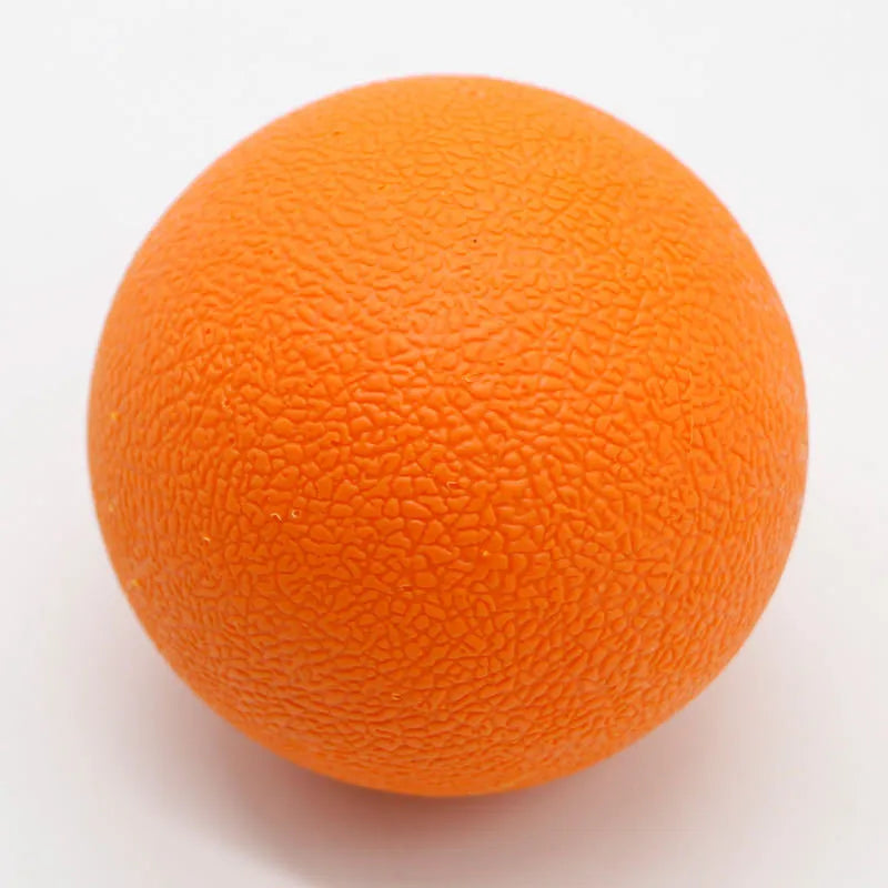Round TPE yoga massage ball in 6.1 cm diameter, shown in green colour for muscle relaxation and full body massage