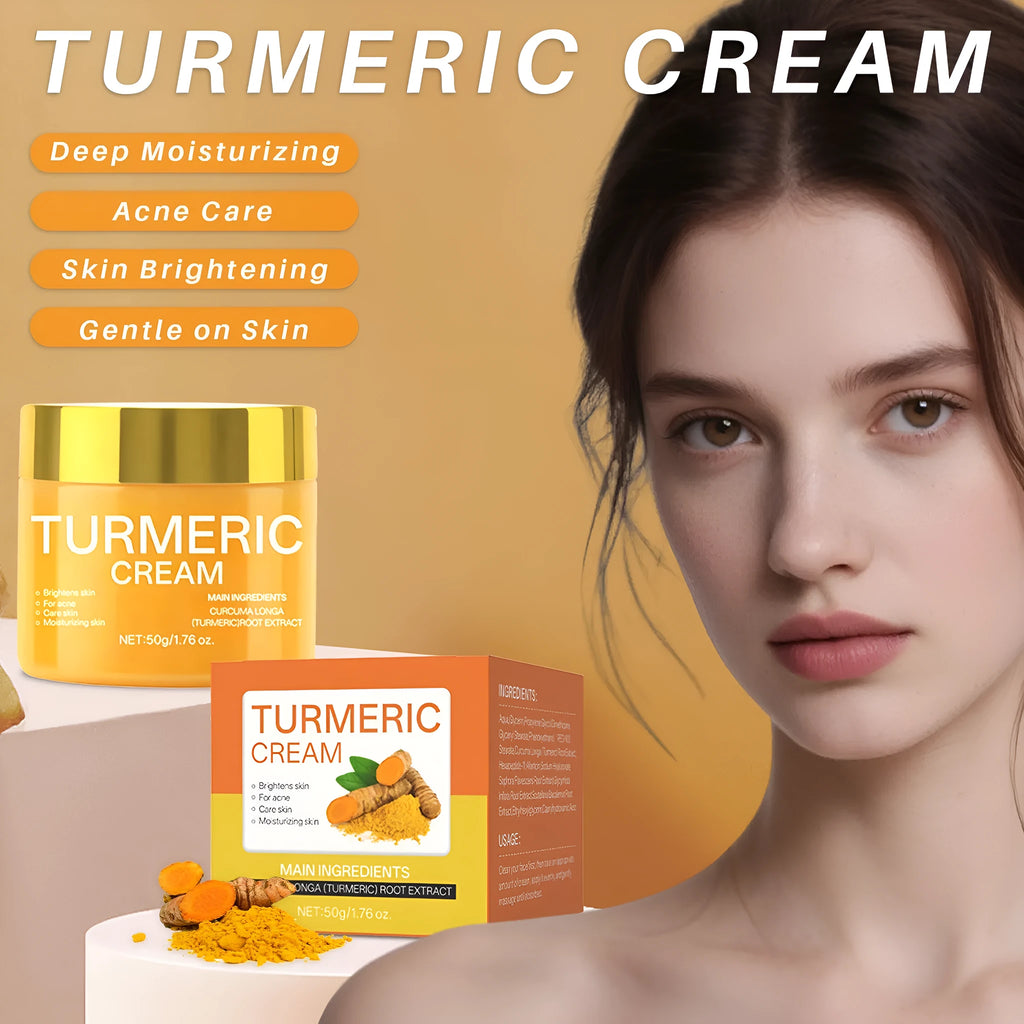 50g brightening moisturising cream jar with vitamin C and hyaluronic acid for facial hydration