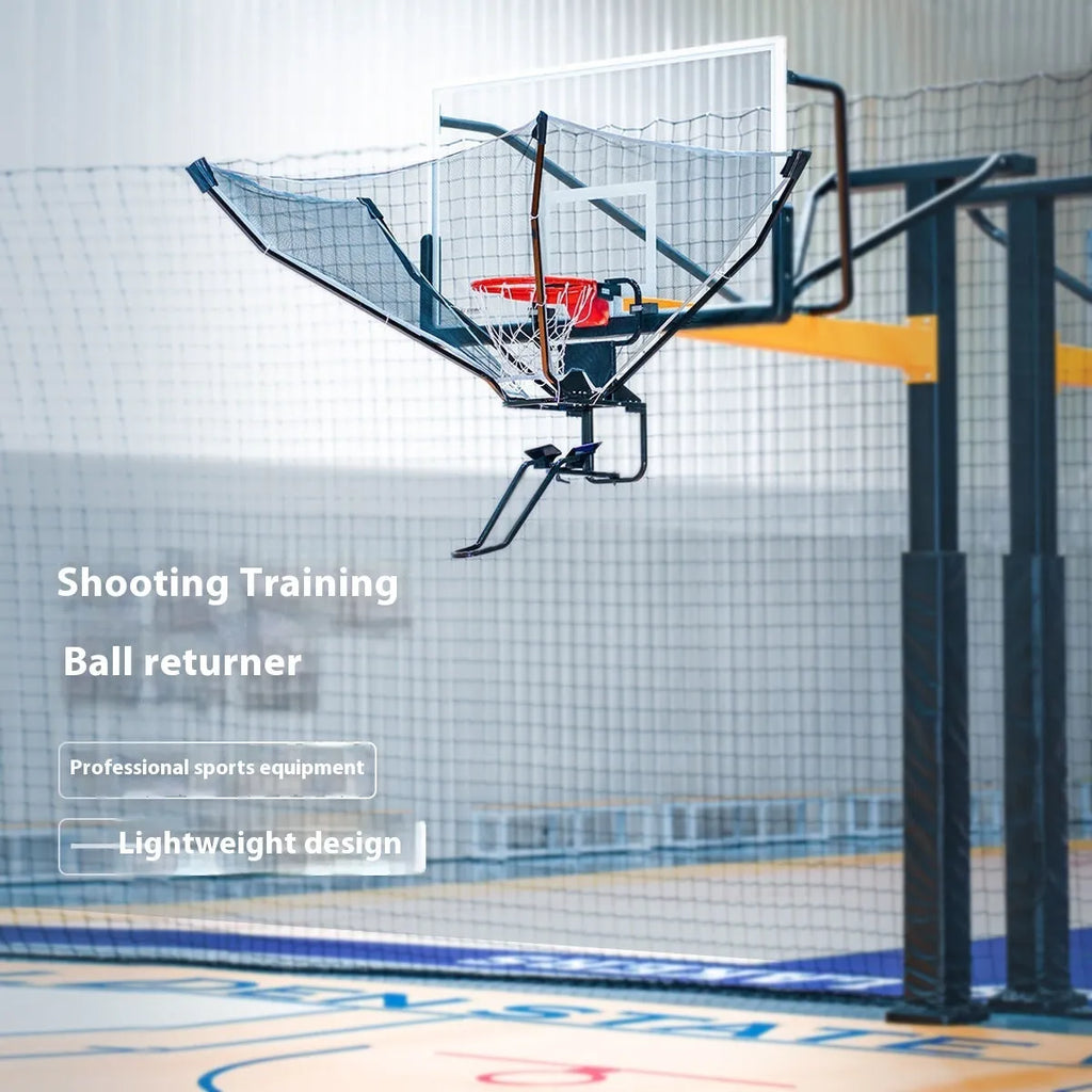 Automatic basketball training return machine made of cowhide leather and iron, shown in New Upgrade Second Generation colour.
