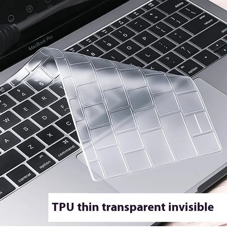 MacBook silicone keyboard cover with high-definition printing for Air11 and Pro16/14 models in multiple colours