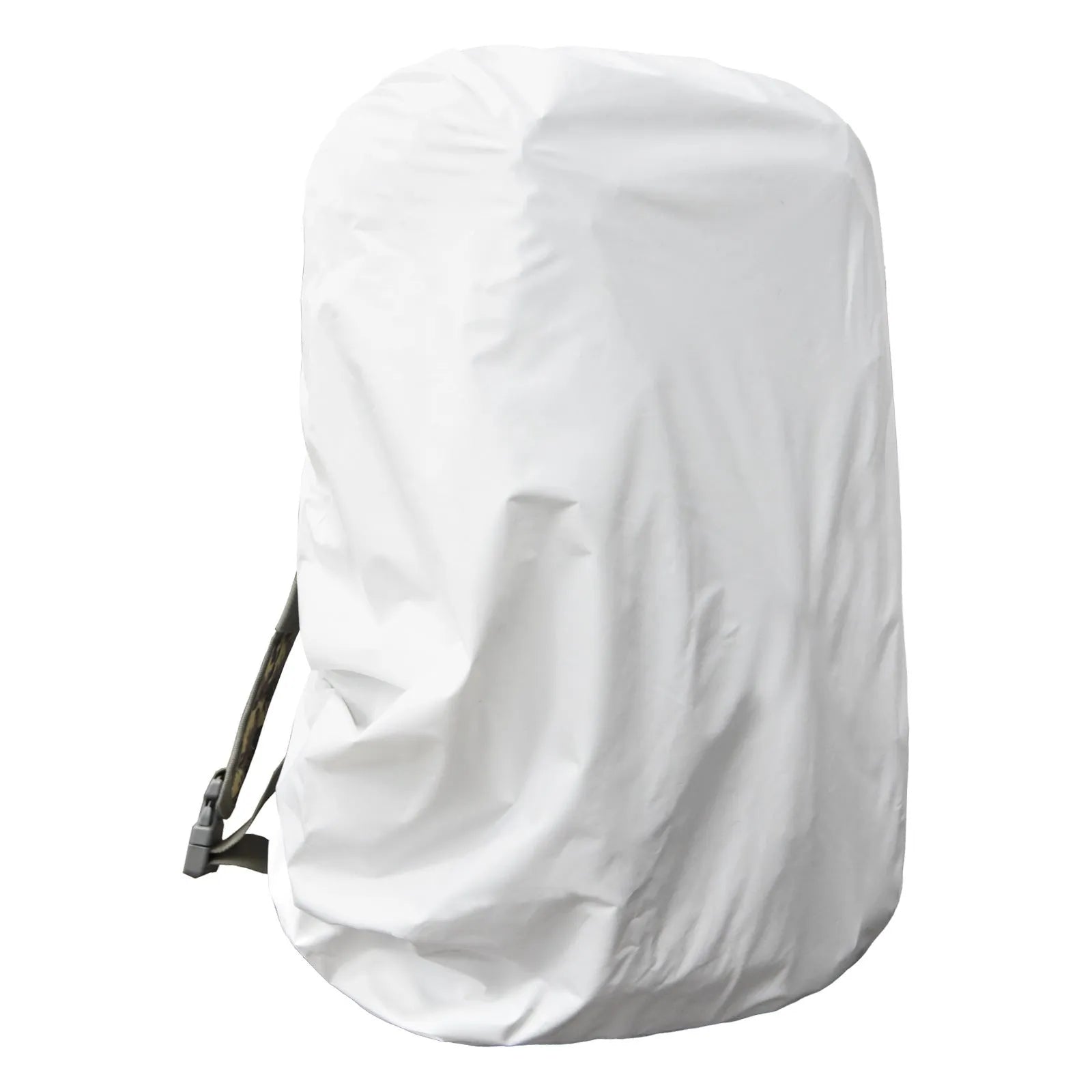 Army green waterproof backpack rain cover for 80L capacity outdoor and mountaineering packs.