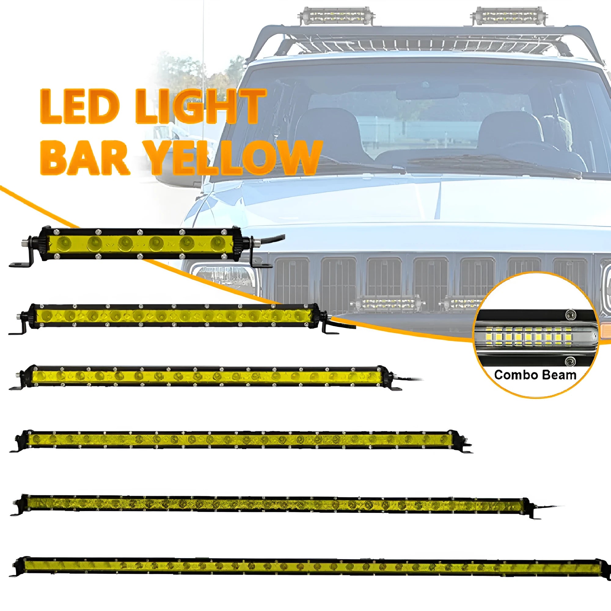 25-inch single row LED light bar for car with aluminium alloy housing