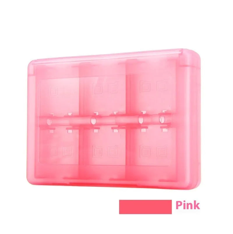 NDS 3DS 28-in-1 Game Card Storage Box in PP case with compact dimensions