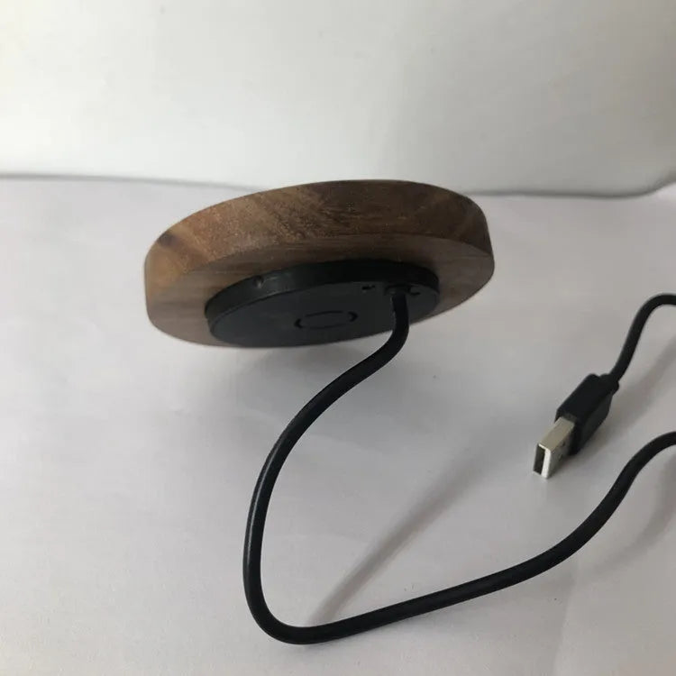 60mm round wireless charger for embedded furniture installation