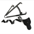 Black ABS plastic body fat caliper with measurement gauge and detachable cable for skin fold thickness testing.