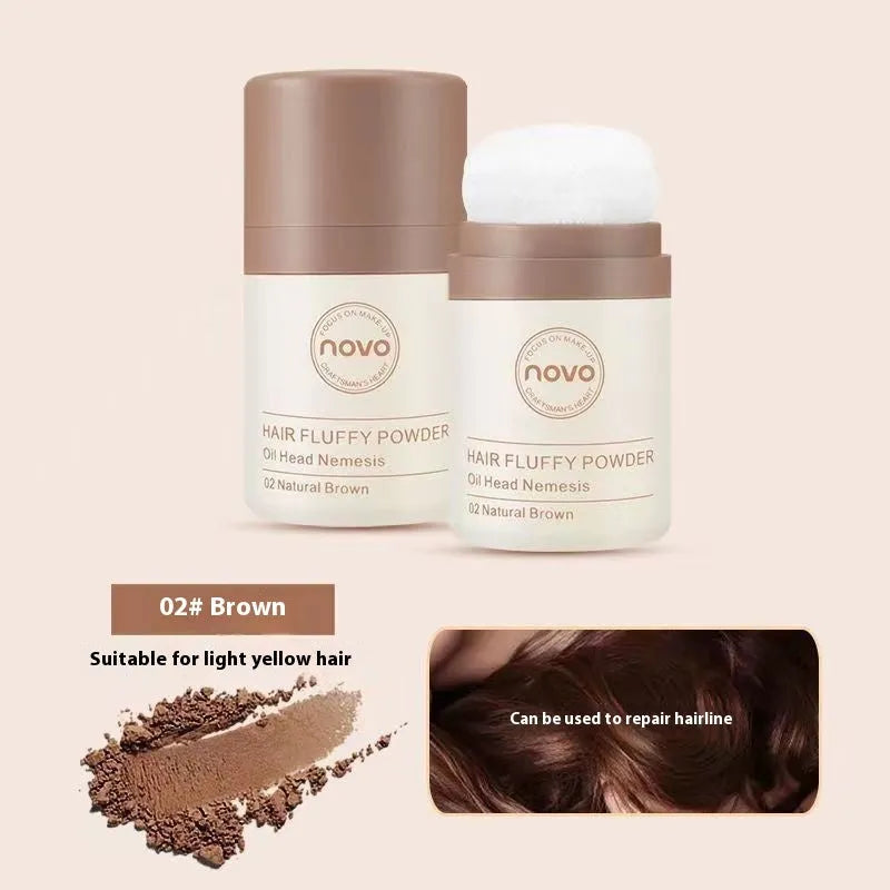 Veejaqa mattifying face powder compact in transparent, brown, and dark brown shades for oil control.