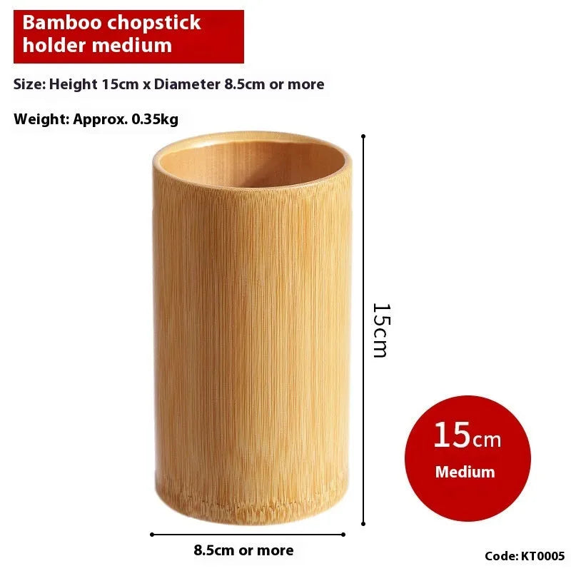 Wild bamboo chopsticks holder in multiple style variants showing different sizes and designs