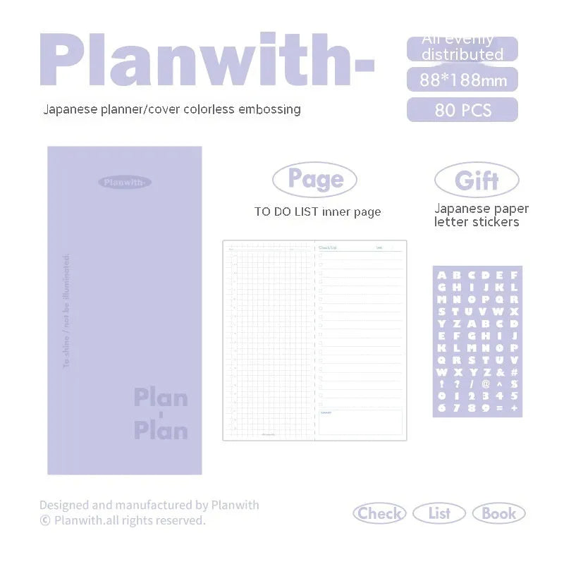 Embossed visual meter book notebook with coloured cover options and 80 pages of 100g paper.