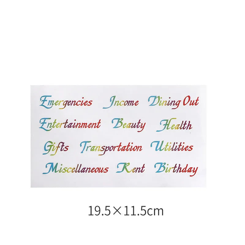 Handwritten labels and adhesive stickers with grid patterns on paper material