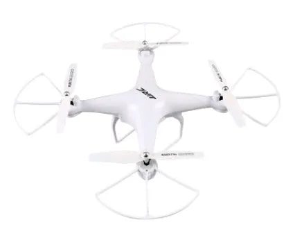 JJRC A20 quadcopter drone in black with 200W camera, plastic body, and 4-channel remote control handle