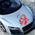50x36 cm dragon design car body sticker for front-end vehicle modification in pet vinyl material